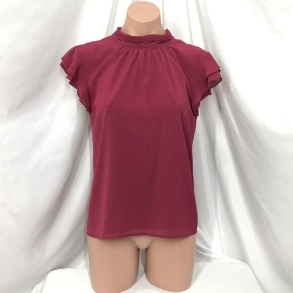 Chelsea28 Dotted Crinkle Chiffon Top (C2) - Picture 1 of 6